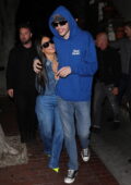 Kim Kardashian and Pete Davidson pack on the PDA during a double dinner date with Jeff Bezos and Lauren Sanchez in Los Angeles