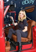 Sydney Sweeney shows off her fully restored Ford Bronco at eBay Motors New York Auto Parts Show in New York City