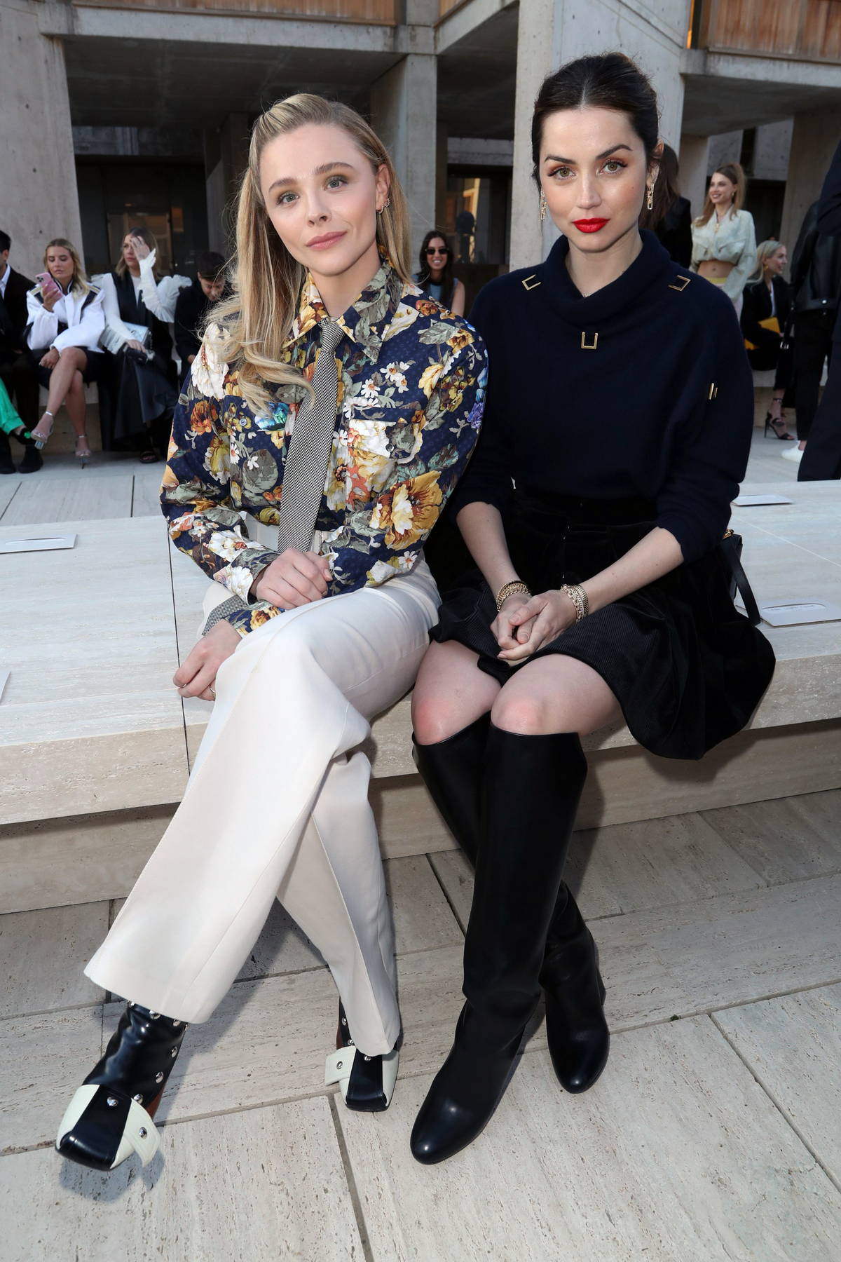 Chloë Moretz Wears Skirt Suit for Louis Vuitton Pre-Fall 2023 Show – WWD