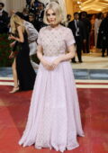 Lucy Boynton attends The 2022 Met Gala Celebrating 'In America: An Anthology of Fashion' at The Metropolitan Museum of Art in New York City