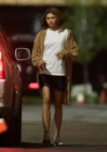 Zendaya spotted on the set of new project 'Challengers' in Lynn, Massachusetts