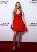 Amanda Seyfried attends the Premiere of '88' during the 2022 Tribeca Festival at Village East Cinema in New York City
