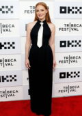 Jessica Chastain attends the Premiere of 'The Forgiven' during the 2022 Tribeca Festival in New York City