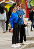 Natalia Dyer and Charlie Heaton step out for some shopping in New York City