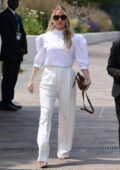 Ellie Goulding attends the Women's Singles Final during the 2022 Wimbledon Championship in London, UK