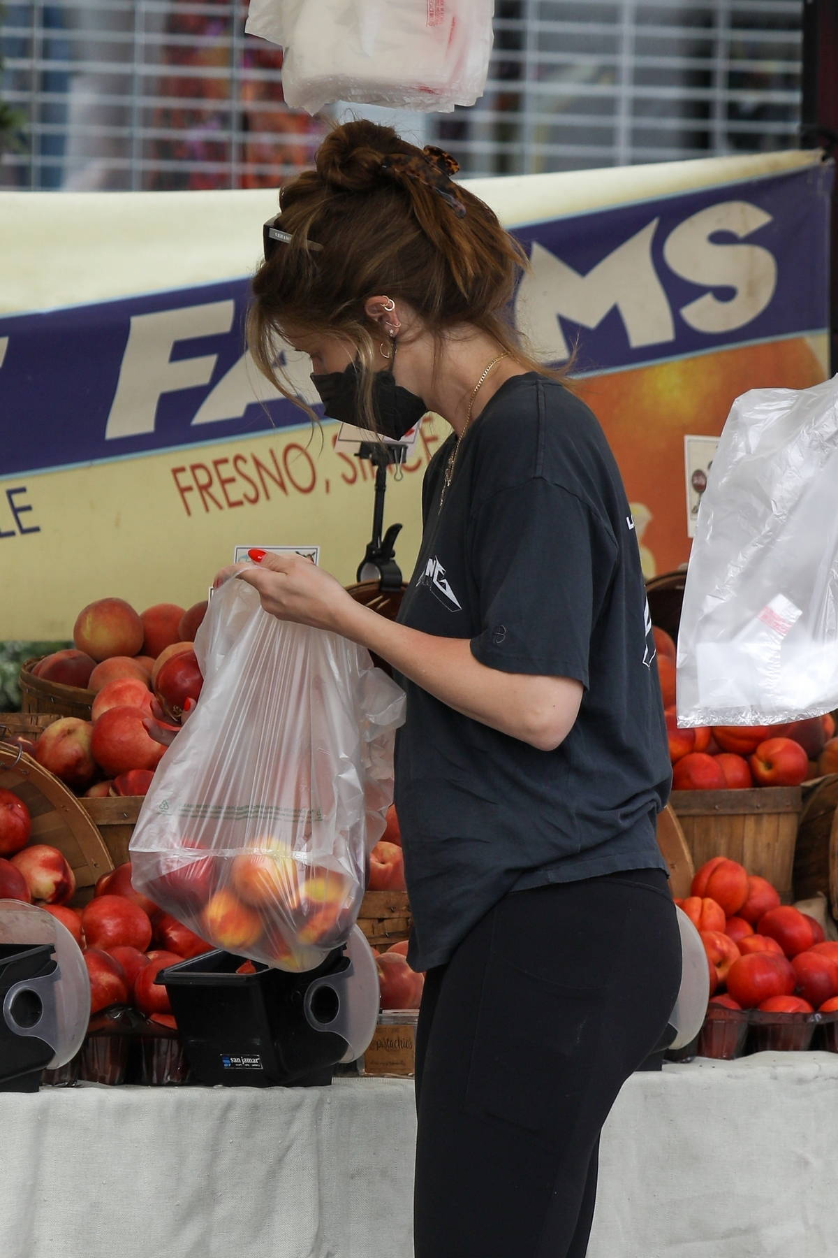 Katherine Schwarzenegger Farmers Market in Pacific Palisades July
