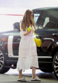 Sofia Vergara looks great in a white summer dress while out for