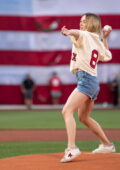 Sydney Sweeney Throws First Pitch at Fenway Park #shorts 