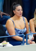 Ashley Graham attends on Day 1 of the US Open 2022 in Queens, New York City