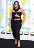 Ashley Graham attends the 2022 MTV Video Music Awards at Prudential Center in Newark, New Jersey