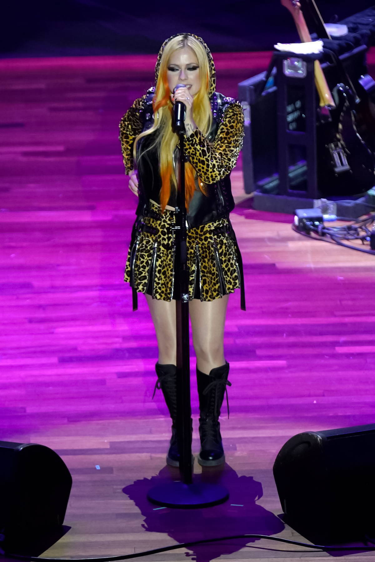 Avril Lavigne performs live at the 15th Annual Academy Of Country Music Honors at Ryman Auditorium in Nashville, Tennessee