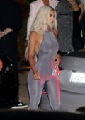 Kim Kardashian in a Skims Sheer Full Bodysuit for the 818 Tequila Event in  Malibu – The Nines