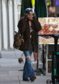 Paris Jackson takes her Vespa out for a spin in Toluca Lake, California