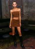 Alexis Ren attends the Frame x Ritz Paris NYFW party in New York City