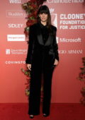 Camila Morrone attends the Clooney Foundation For Justice Inaugural Albie Awards at New York Public Library in New York City