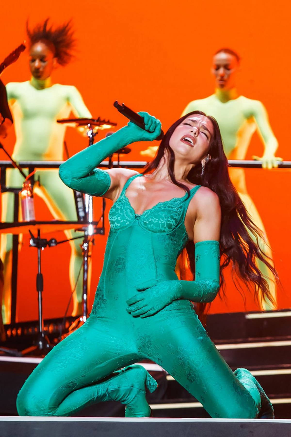 Dua Lipa performs live onstage during her 'Future Nostalgia' Tour in