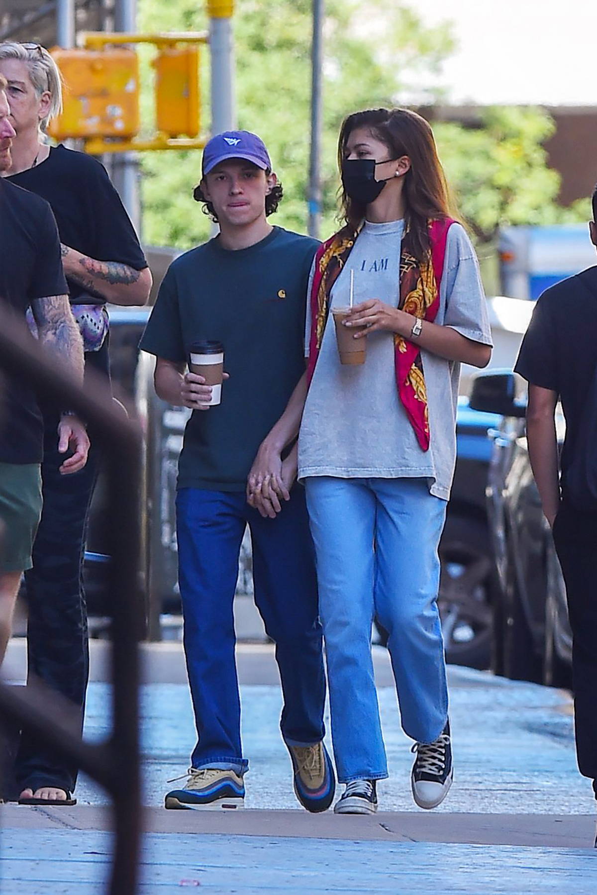 Tom Holland & Zendaya Spotted Holding Hands in NYC