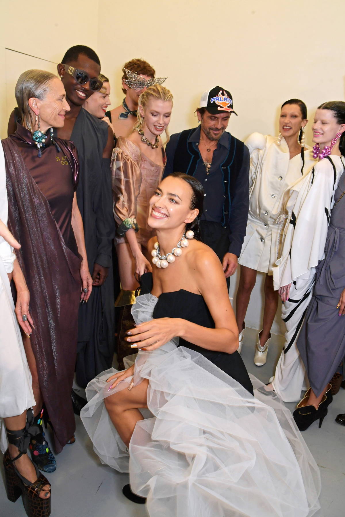 Bella Hadid and Irina Shayk walk the runway for the Vivienne Westwood SS23  Show during Paris
