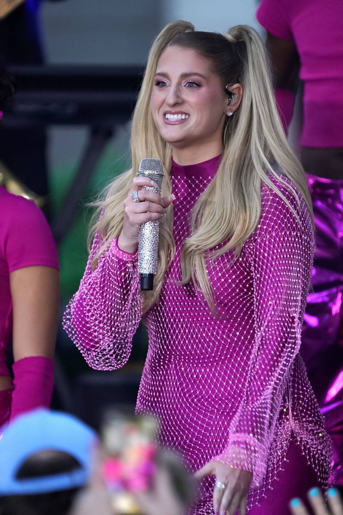 Meghan Trainor performs live on 'Today' show at Rockefeller Plaza in