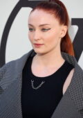 Sophie Turner Steps Out in Open-Toed Boots at Louis Vuitton's PFW Show –  Footwear News
