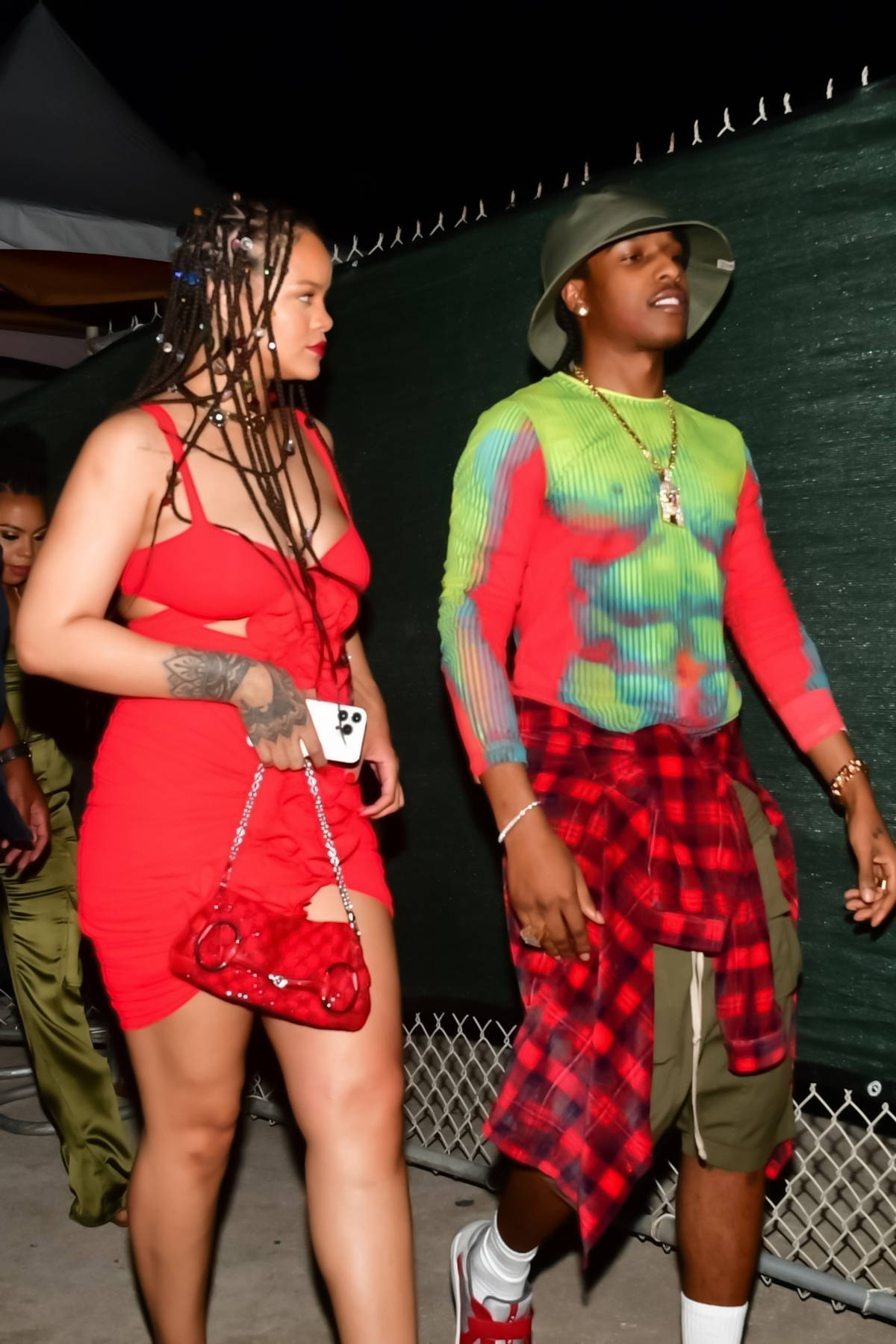Rihanna & A$AP Rocky Display PDA At Barbados Music Festival