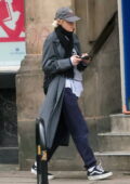 Emma Corrin keeps things casual during a solo outing in London, UK