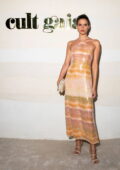 Sara Sampaio attends the Cult Gaia’s The Temple store opening in West Hollywood, California