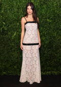 Camila Morrone attends The Charles Finch & CHANEL 2023 Pre-BAFTA Party at 5 Hertford Street in London, UK