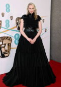 Gwendoline Christie attends the 76th EE British Academy Film Awards (BAFTA 2023) at the Royal Festival Hall in London, UK