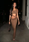 Jourdan Dunn attends Edward Enninful's Birthday Party at The Maine Mayfair in London, UK