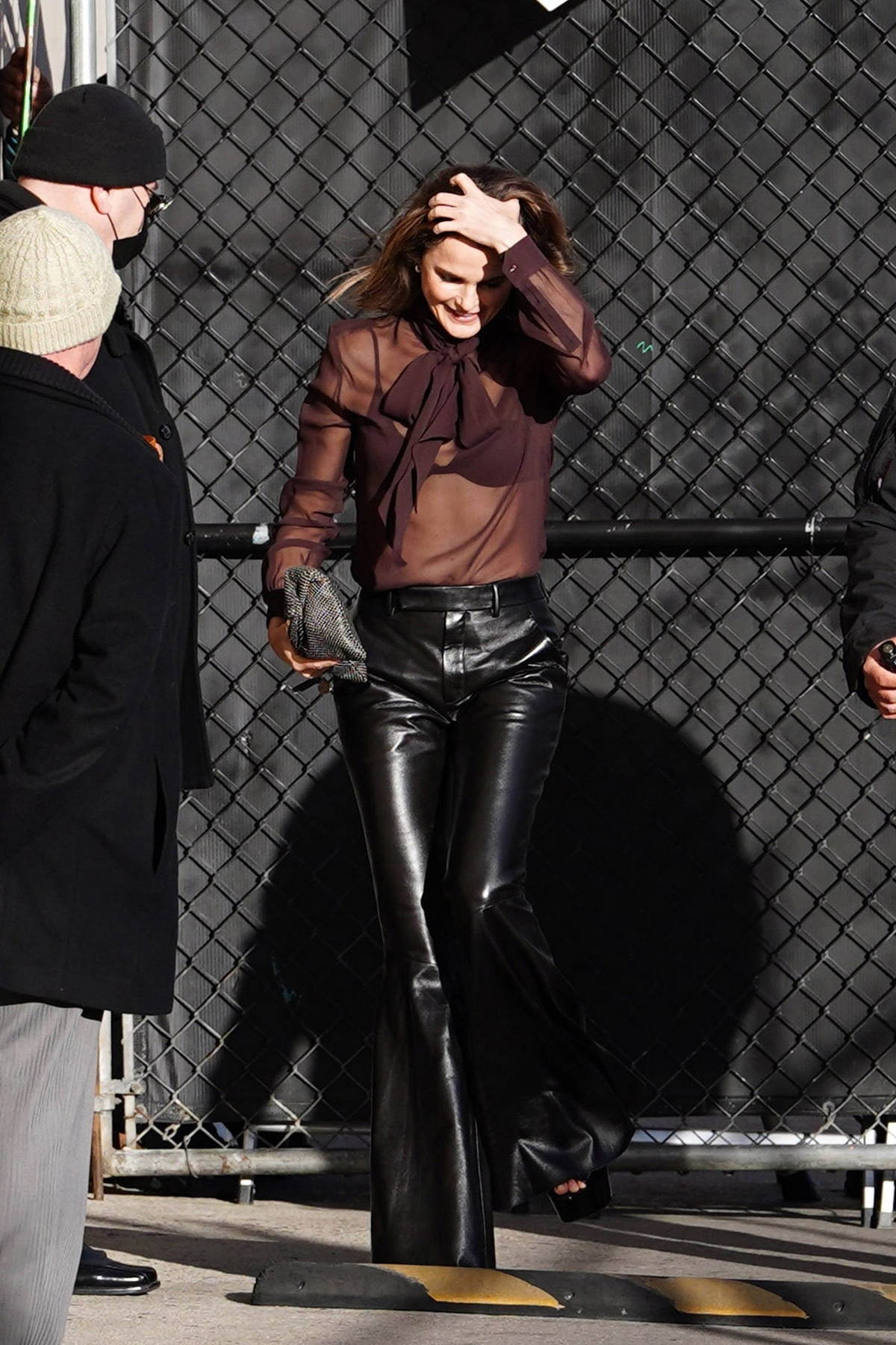 Keri Russell in Leather 