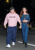 Nicola Peltz looks stylish in denim while stepping out for dinner with hubby Brooklyn Beckham in West Hollywood, California