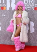 Tallia Storm attends the BRIT Awards 2023 at The O2 Arena in London, UK