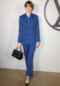 Emma Stone attends the Louis Vuitton Womenswear FW 2023-24 during Paris Fashion Week in Paris, France