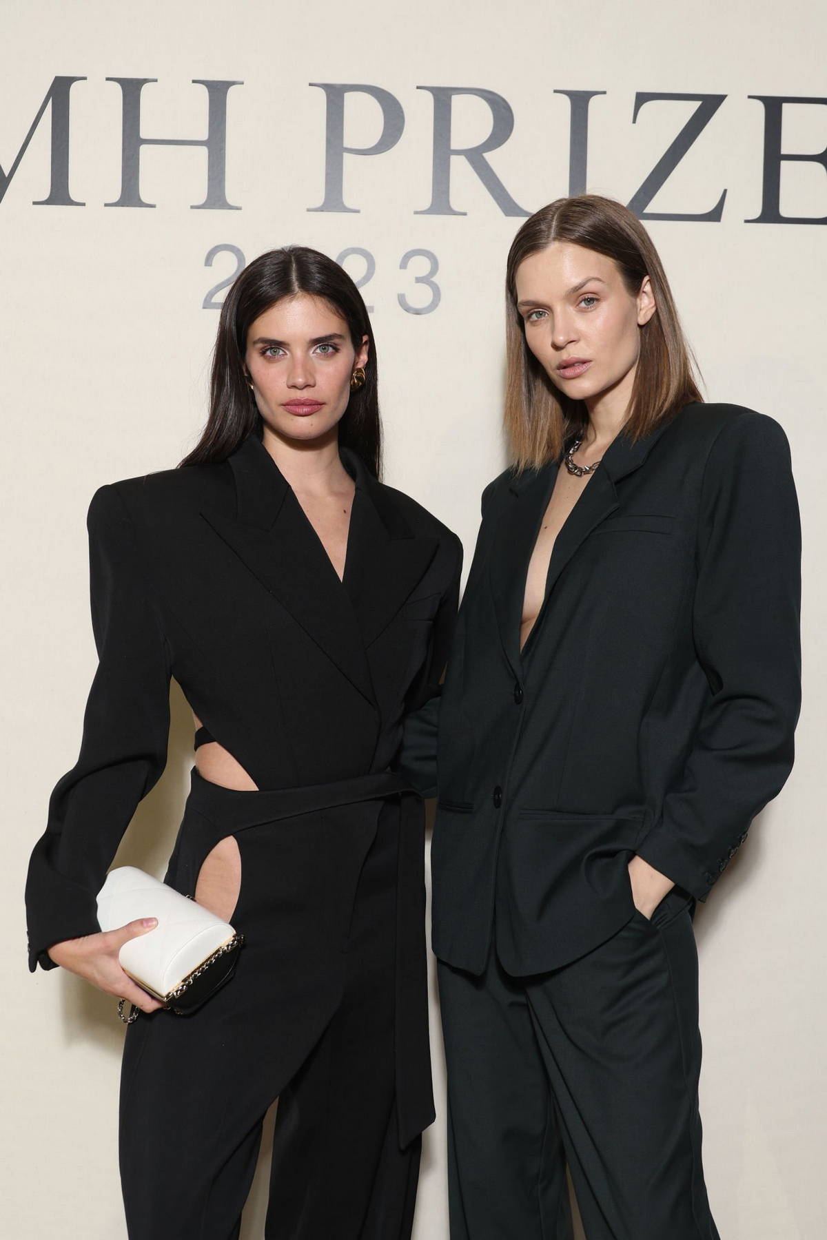 Josephine Skriver and Sara Sampaio attend the LVMH Prize Cocktail