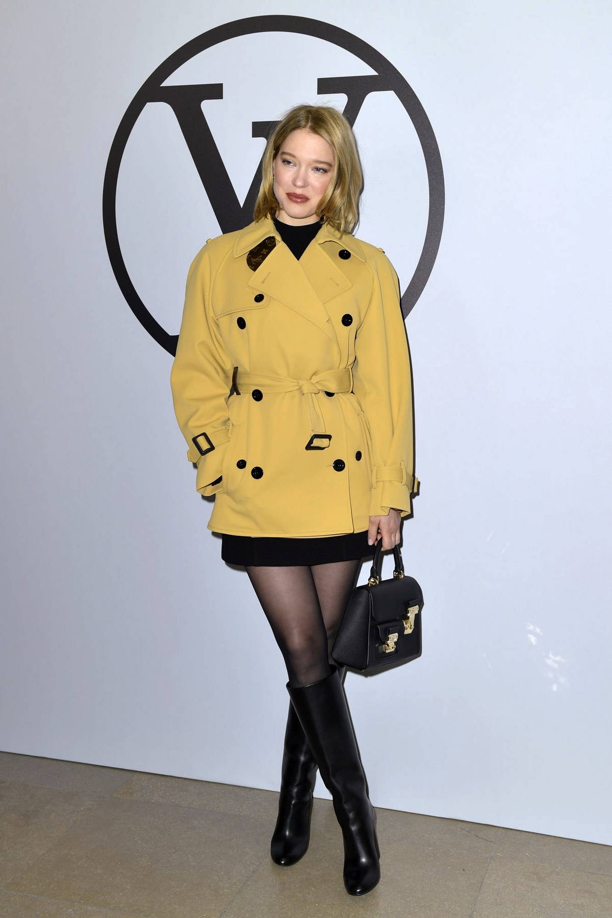 Lea Seydoux attends the Louis Vuitton Fall/Winter 2023-2024 ready-to-wear  collection presented Monday, March 6, 2023 in Paris. (Vianney Le  Caer/Invision/AP Stock Photo - Alamy