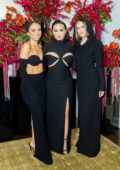 Demi Lovato, Zoey Deutch and Kat Graham attend the Monot Dinner at Chateau Marmont in West Hollywood, California