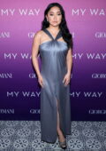 Lana Condor attends Armani Beauty My Way Refillable Parfum launch celebration in New York City