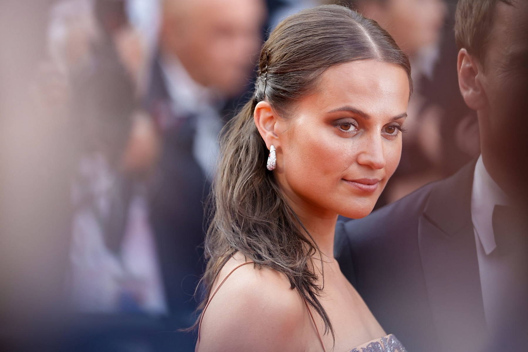 Alicia Vikander attends the Premiere of 'Firebrand' during the 76th Annual  Cannes Film Festival in Cannes, France-210523_13