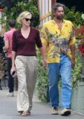 Charlize Theron and new boyfriend Alex Dimitrijevic hold hands while stepping out for lunch at All Time restaurant in Los Feliz, California