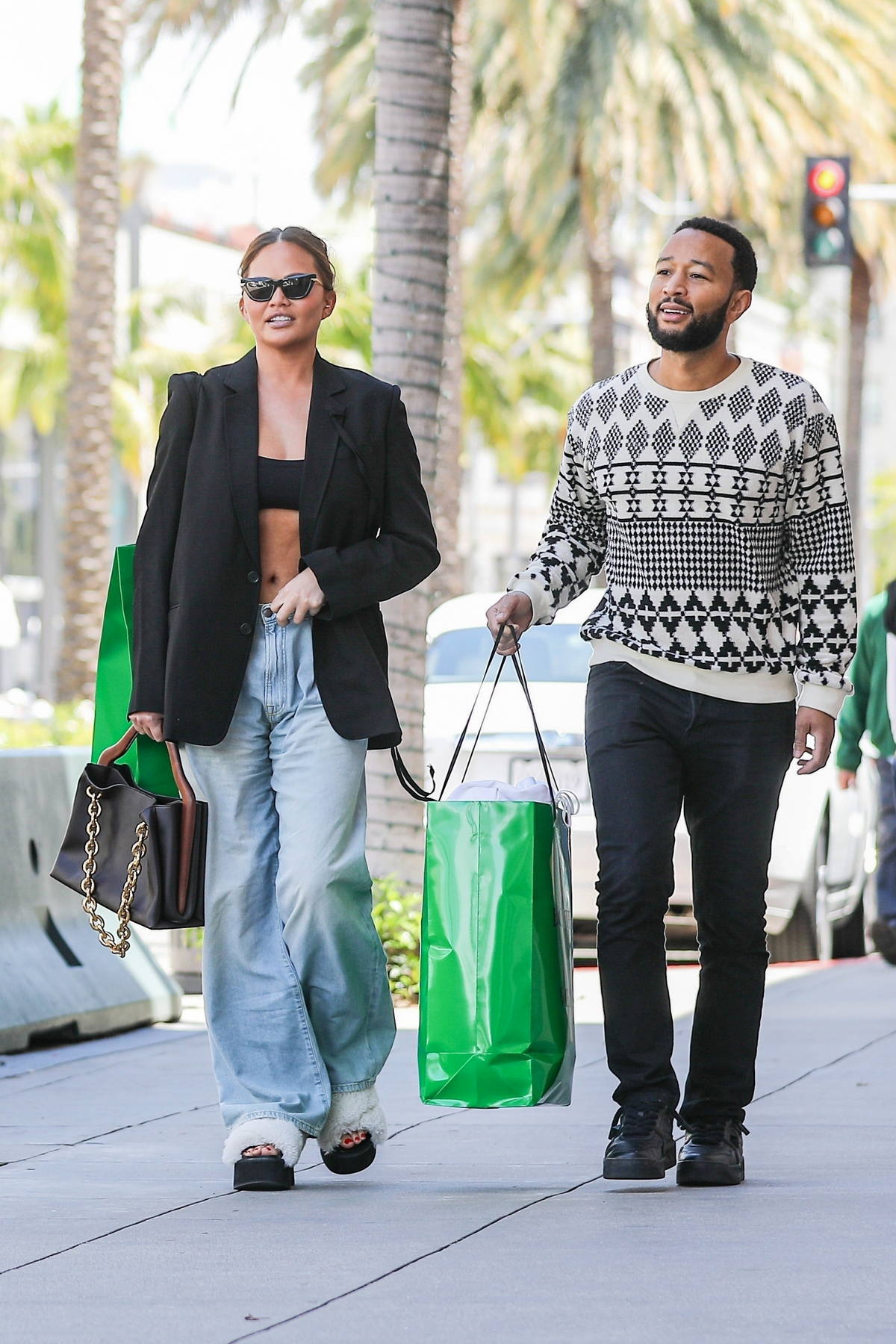 Rodeo Drive - A celebrity moment on Rodeo Drive: John Legend and