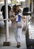 Drew Barrymore looks in high spirits as she steps out in New York City