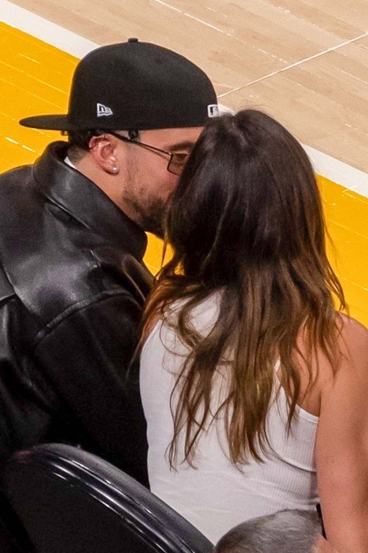 Kendall Jenner is all smiles while seen courtside with new boyfriend Bad  Bunny at the Lakers game in Los Angeles-120523_20