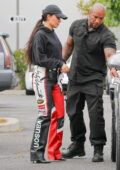 Kim Kardashian Wears FW22 Supreme x Yohji Yamamoto Leather Pants
