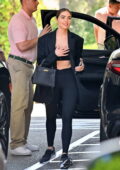 Olivia Culpo is casually chic while out for her 31st birthday lunch at The Beverly Hills Hotel in Beverly Hills, California