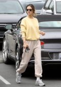 Alessandra Ambrosio opts for comfy sweats while out for some grocery shopping at Bristol Farms in Brentwood, California