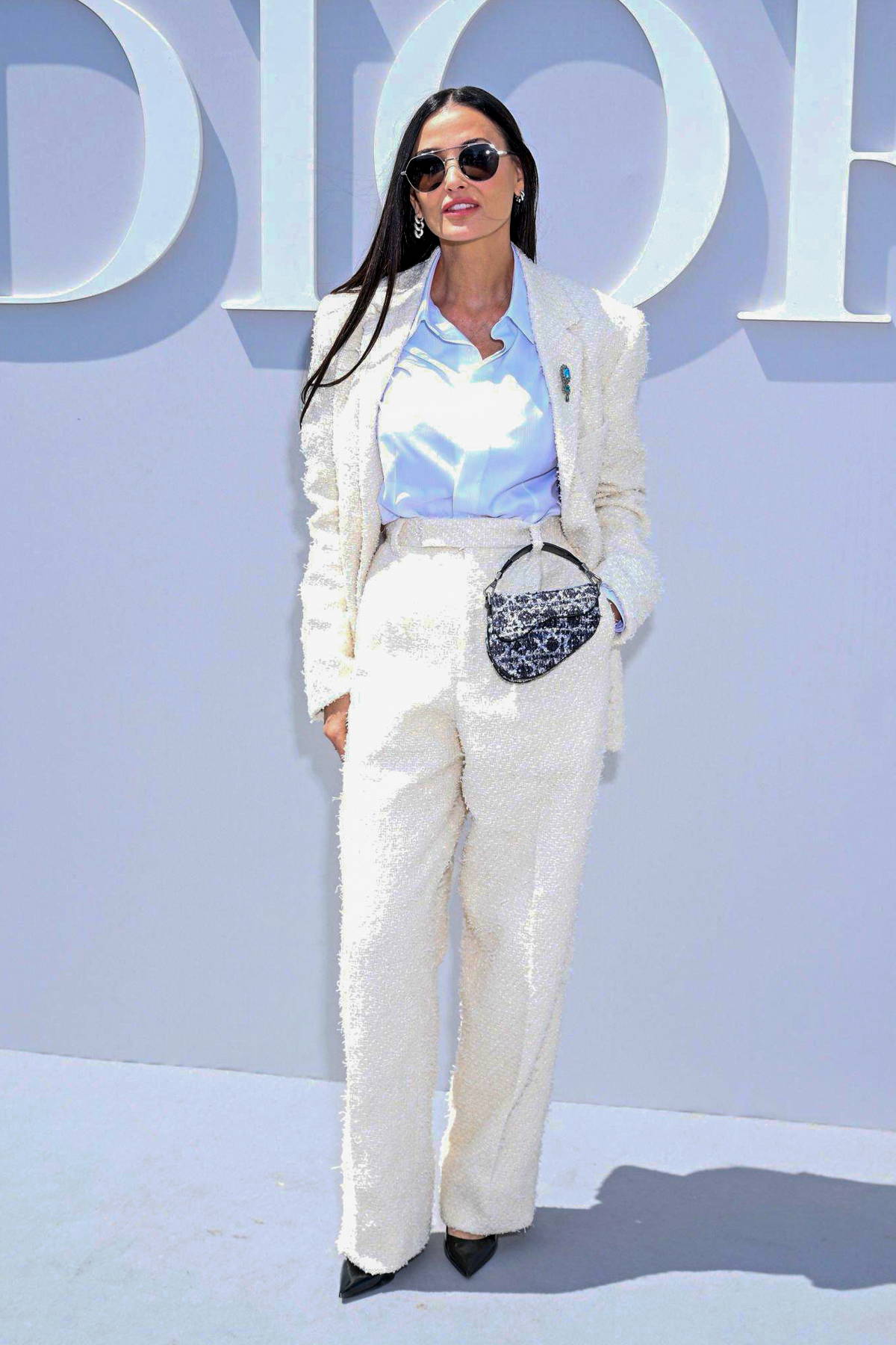 Demi Moore Is the Epitome of Rich Mom Energy in White Jeans and