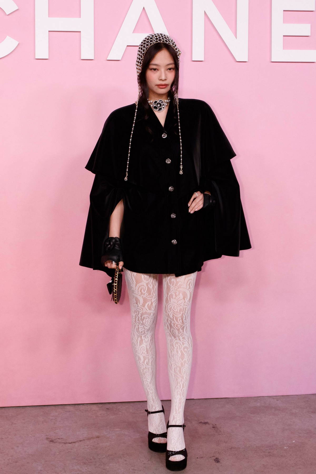 Jennie Kim attends Chanel's Metiers d'art Collection photocall in Tokyo, Japan