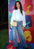 Katie Holmes attends Alice + Olivia Camp Pride event at The Close East Lawn in New York City