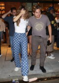 Barbara Palvin and Dylan Sprouse seen for the first time since their wedding in Hungary, as they stepped in Hollywood, California